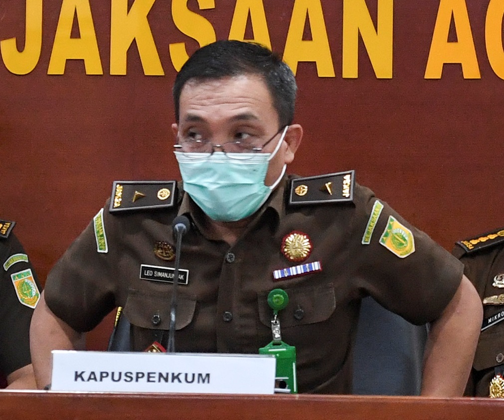 Kepala Pusat Penerangan Hukum Kejagung Leonard Eben Ezer Simanjuntak. 