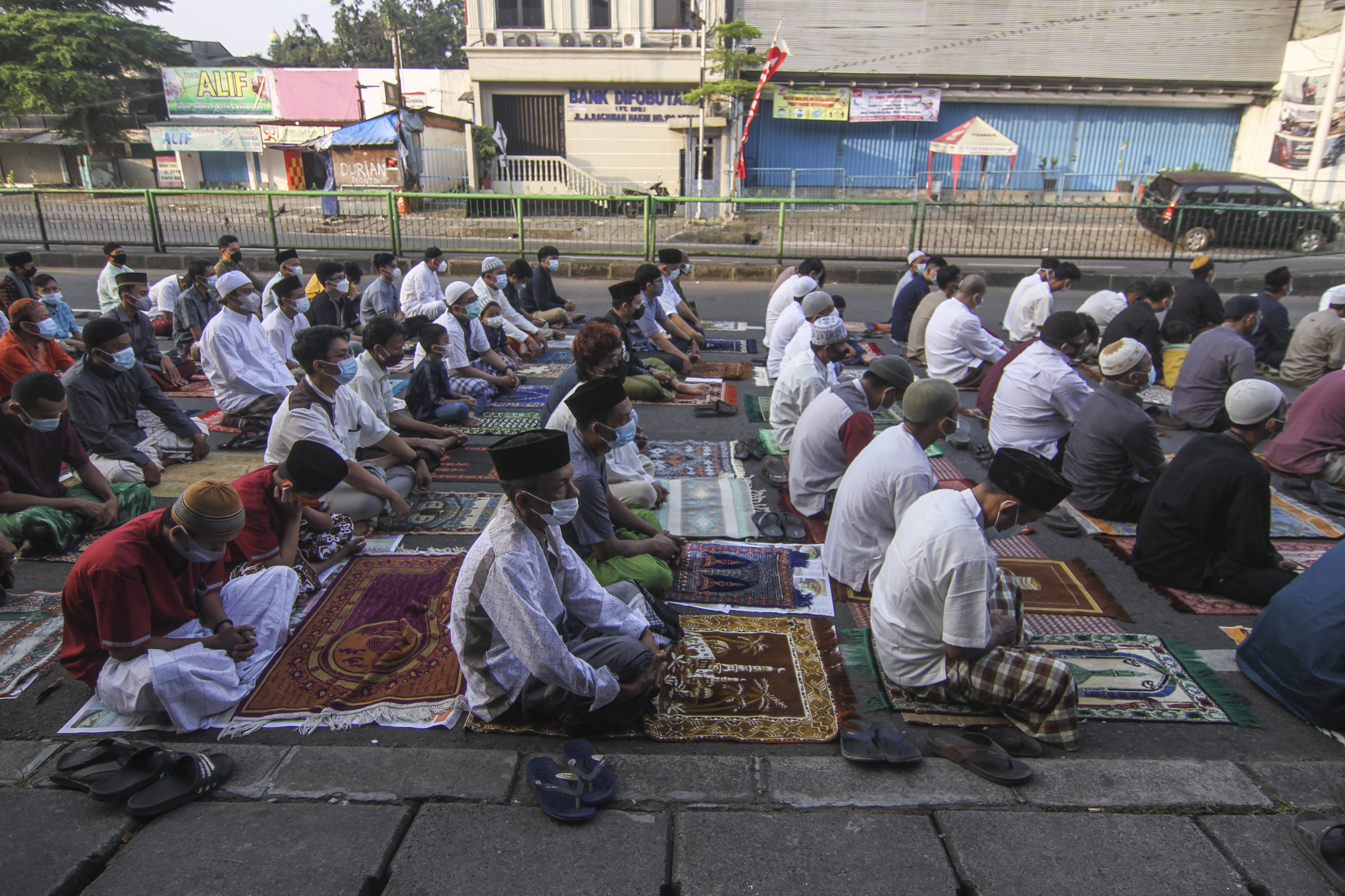 Ilustrasi Shalat Idul Adha di tengah pandemi