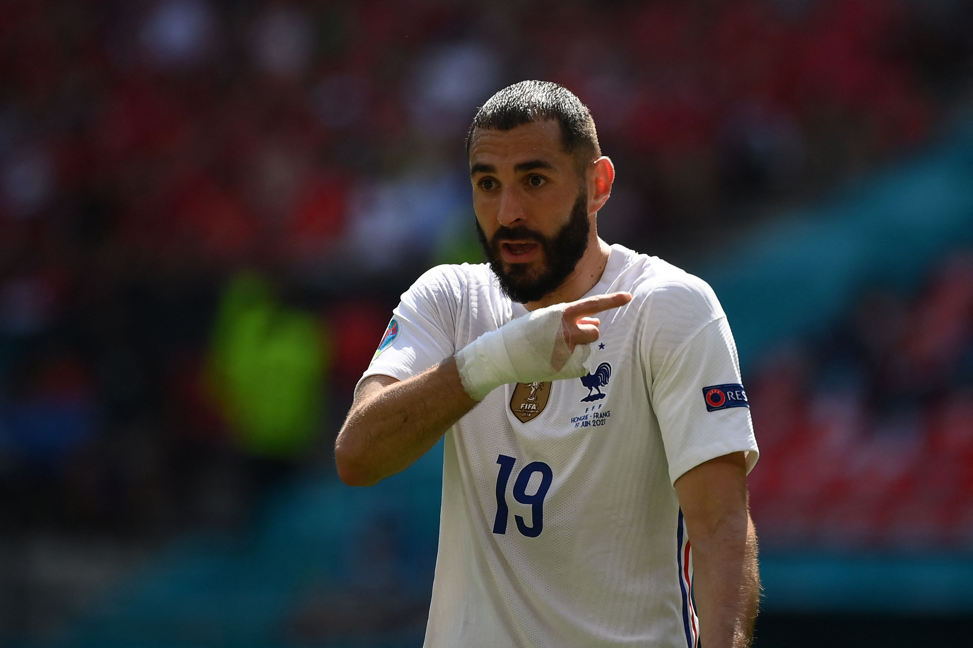 Penyerang timnas Prancis Karim Benzema