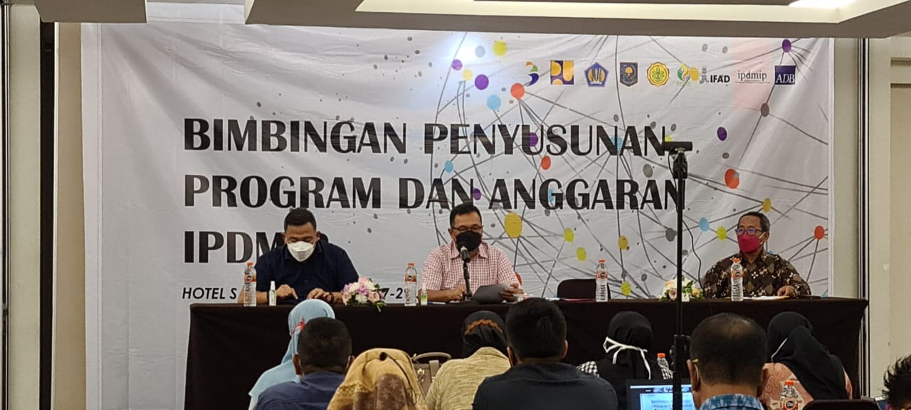 Kegiatan Bimbingan Penyusunan Program dan Anggaran IPDMIP di Hotel Santika, Jakarta, Minggu (27/6). 