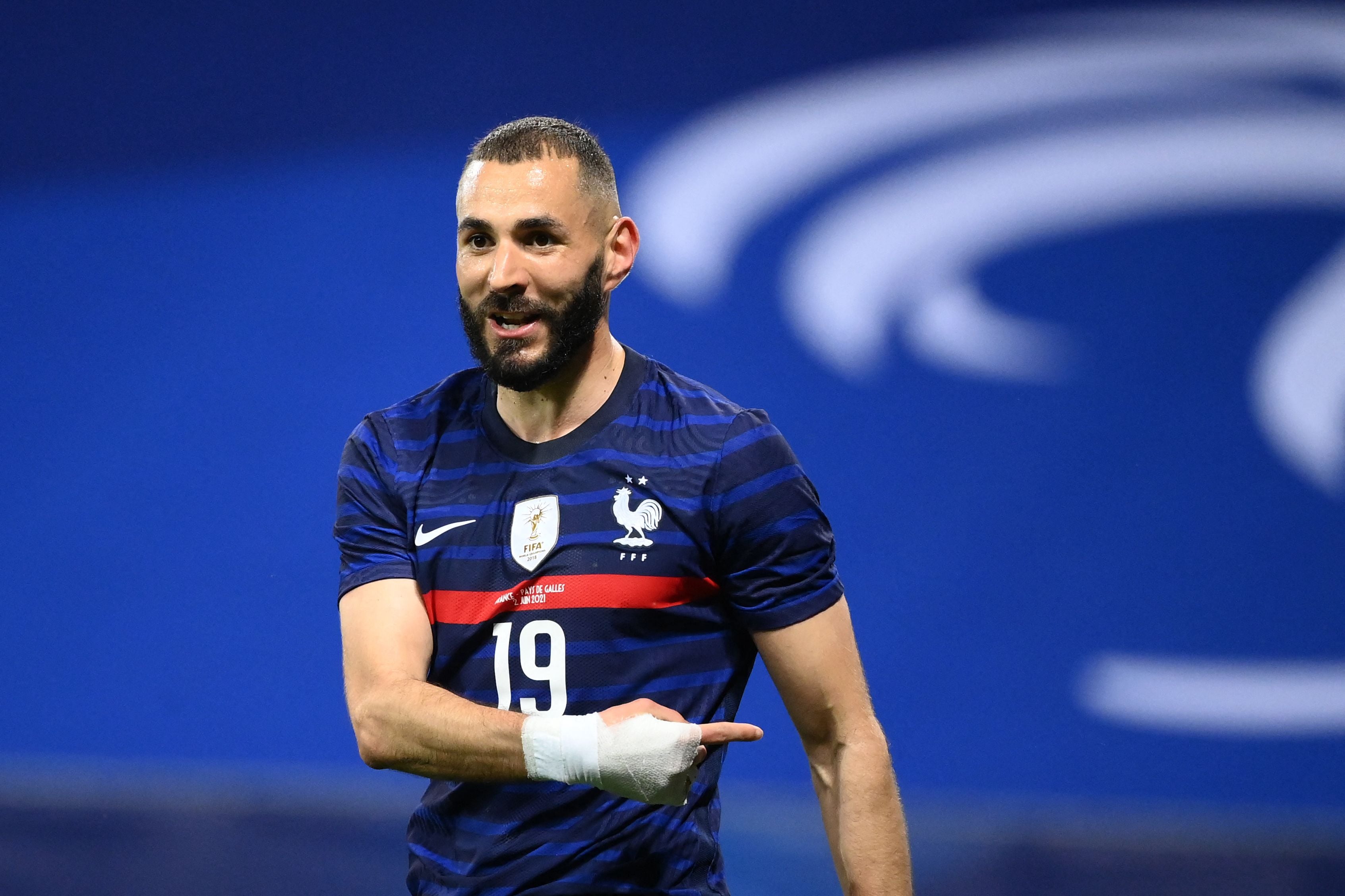 Penyerang Prancis Karim Benzema