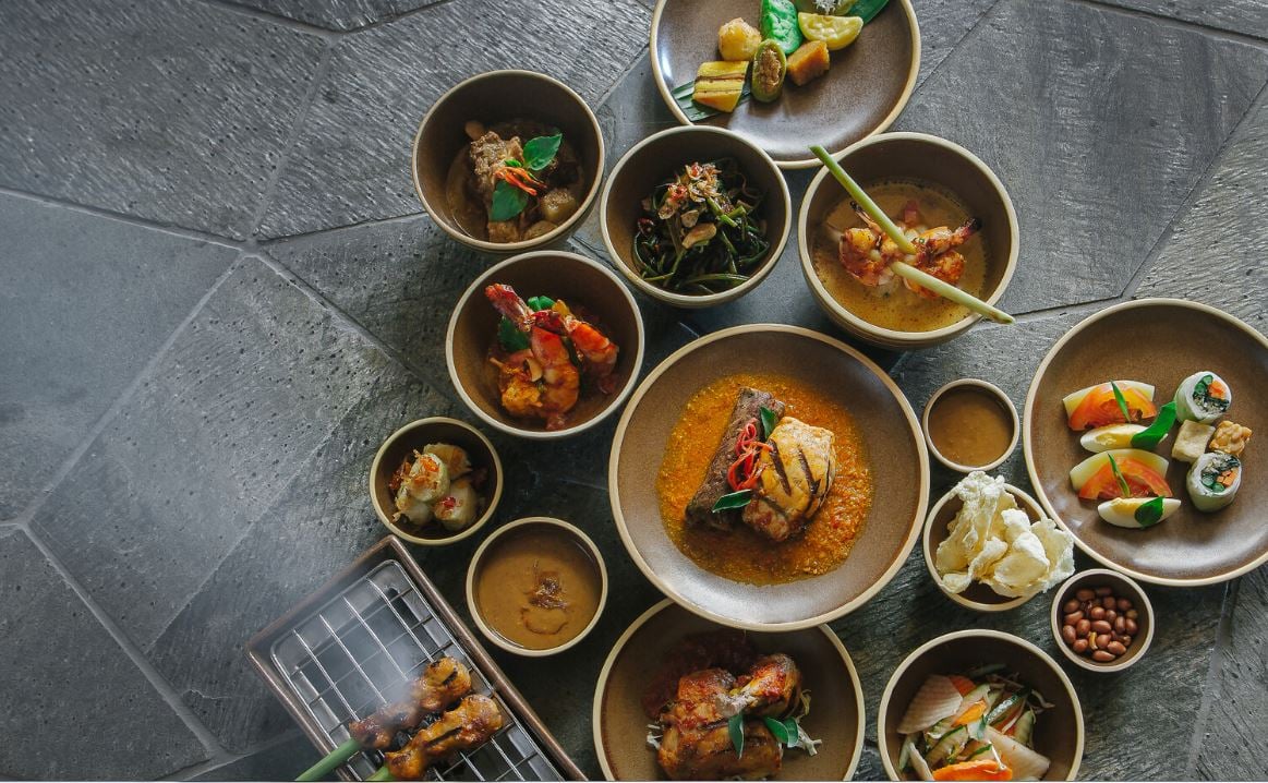 Makanan yang ditawarkan grup hotel Marriott Bonvoy