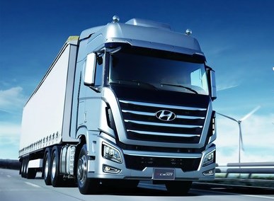 Ilustrasi kendaraan truk bagian dari perusahaan transportasi.