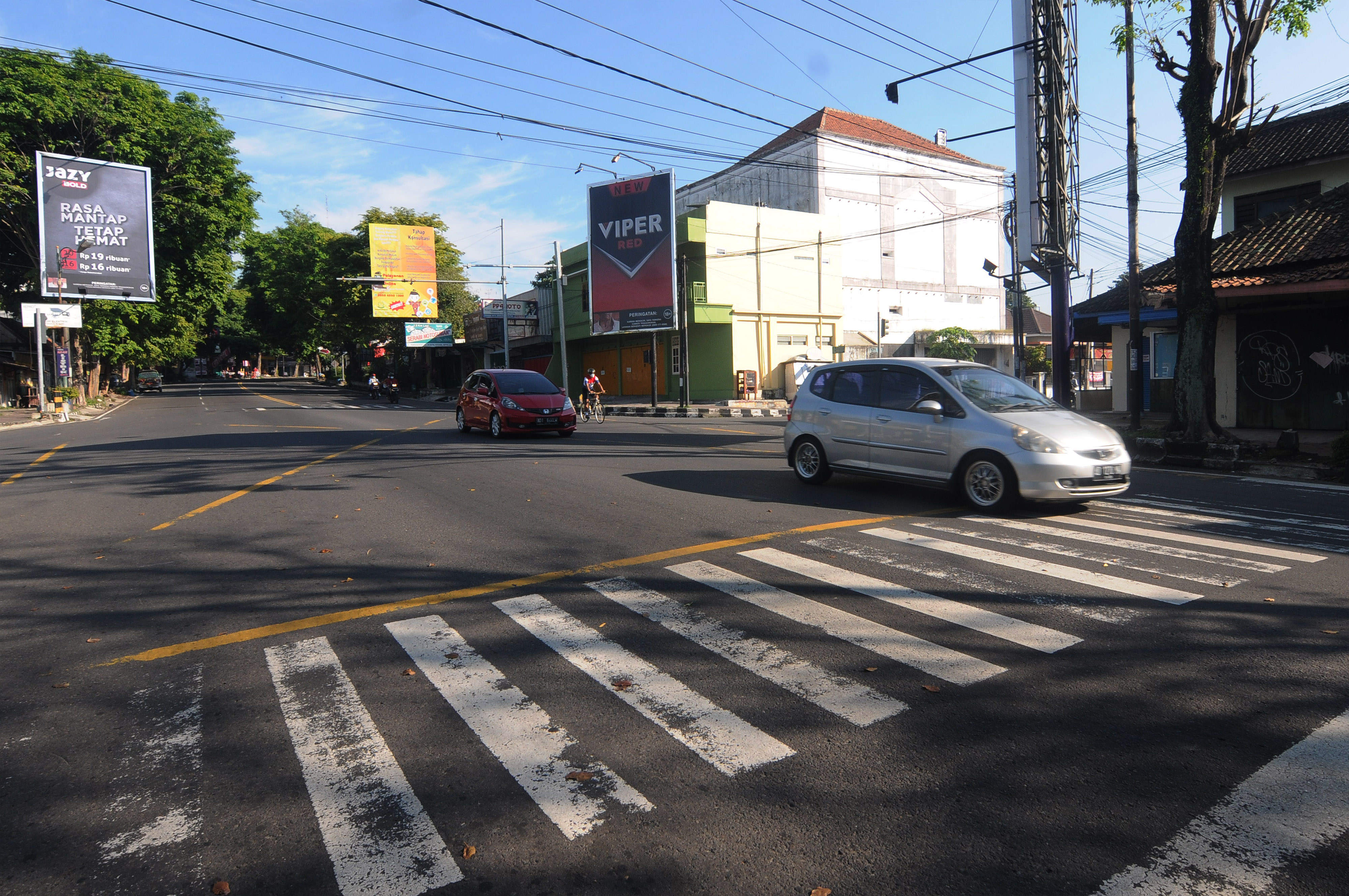 Suasana lengang di Boyolali saat PPKM darurat