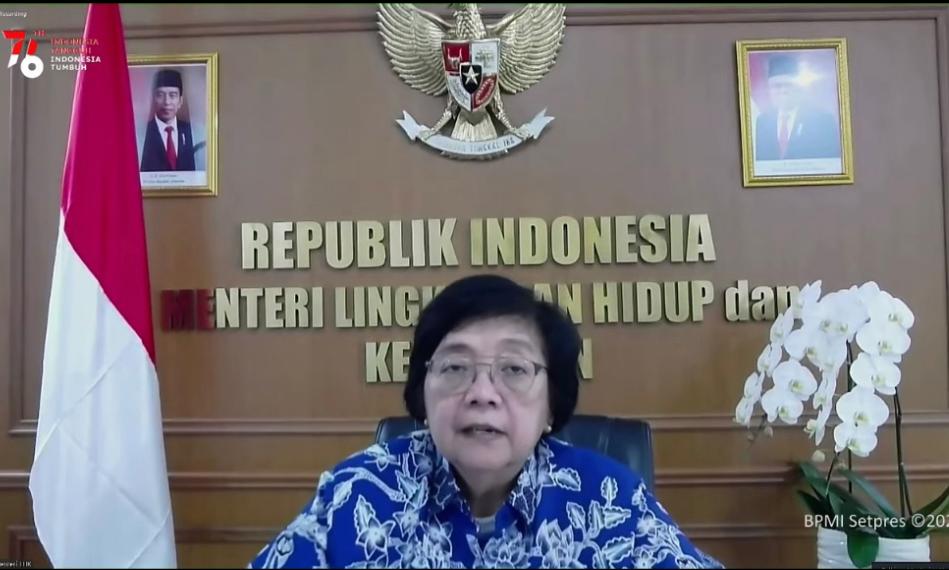 Menteri Lingkungan Hidup dan Kehutanan (LHK) Siti Nurbaya.