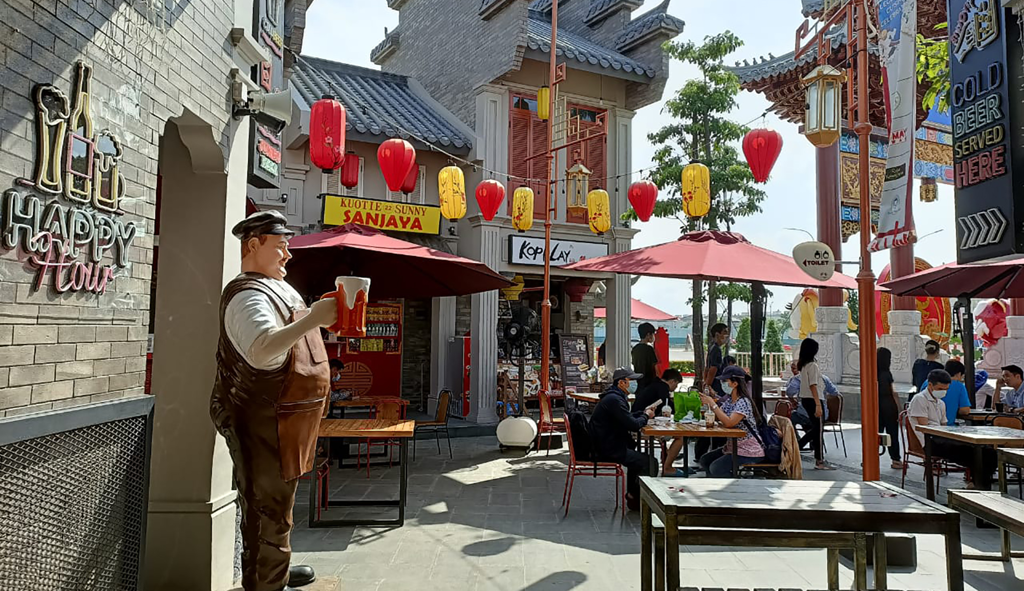 Kawasan Pantjoran di Pantai Indah Kapuk (PIK), Jakarta Utara.