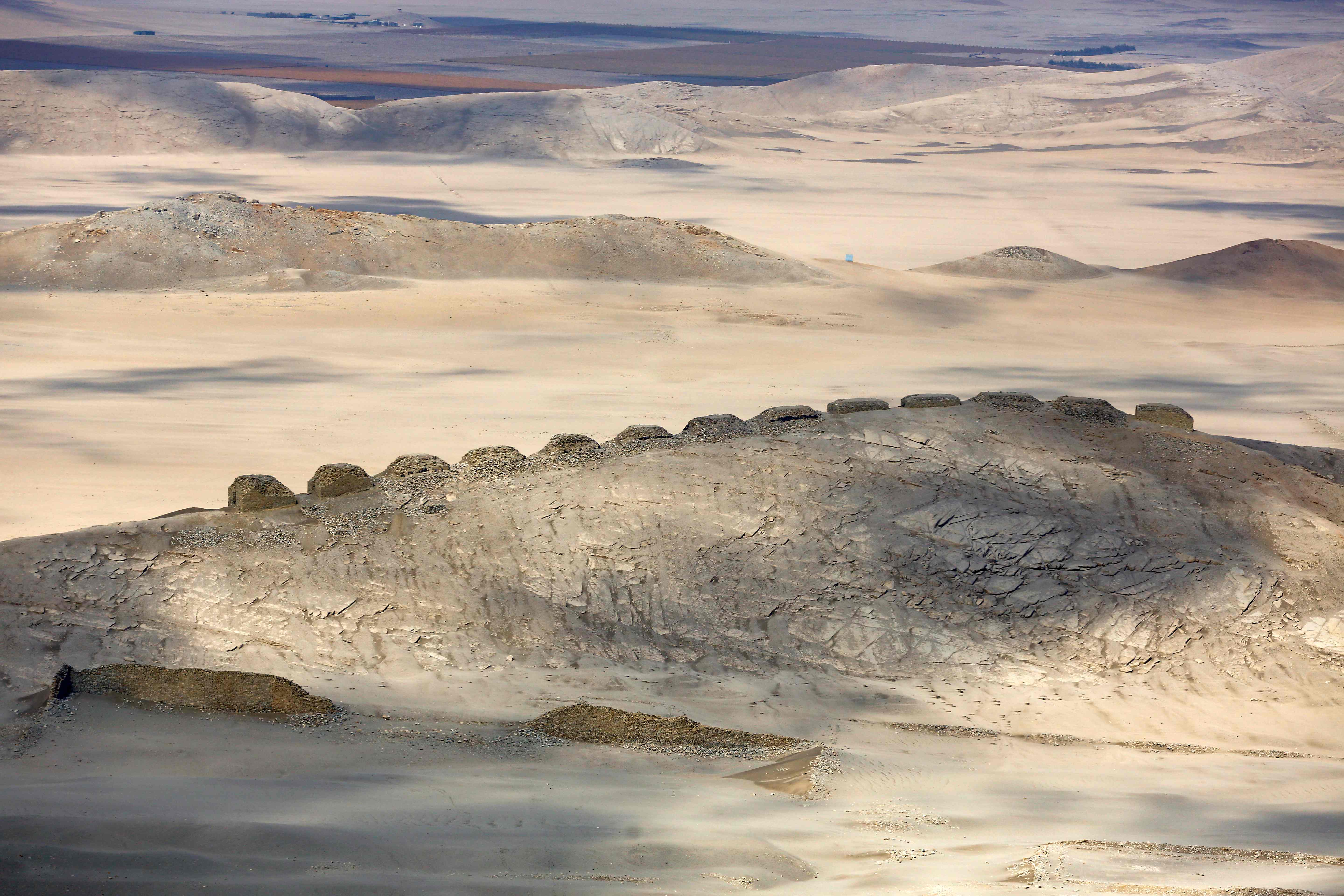 Foto udara Observatorium Matahari Chankillo di Peru