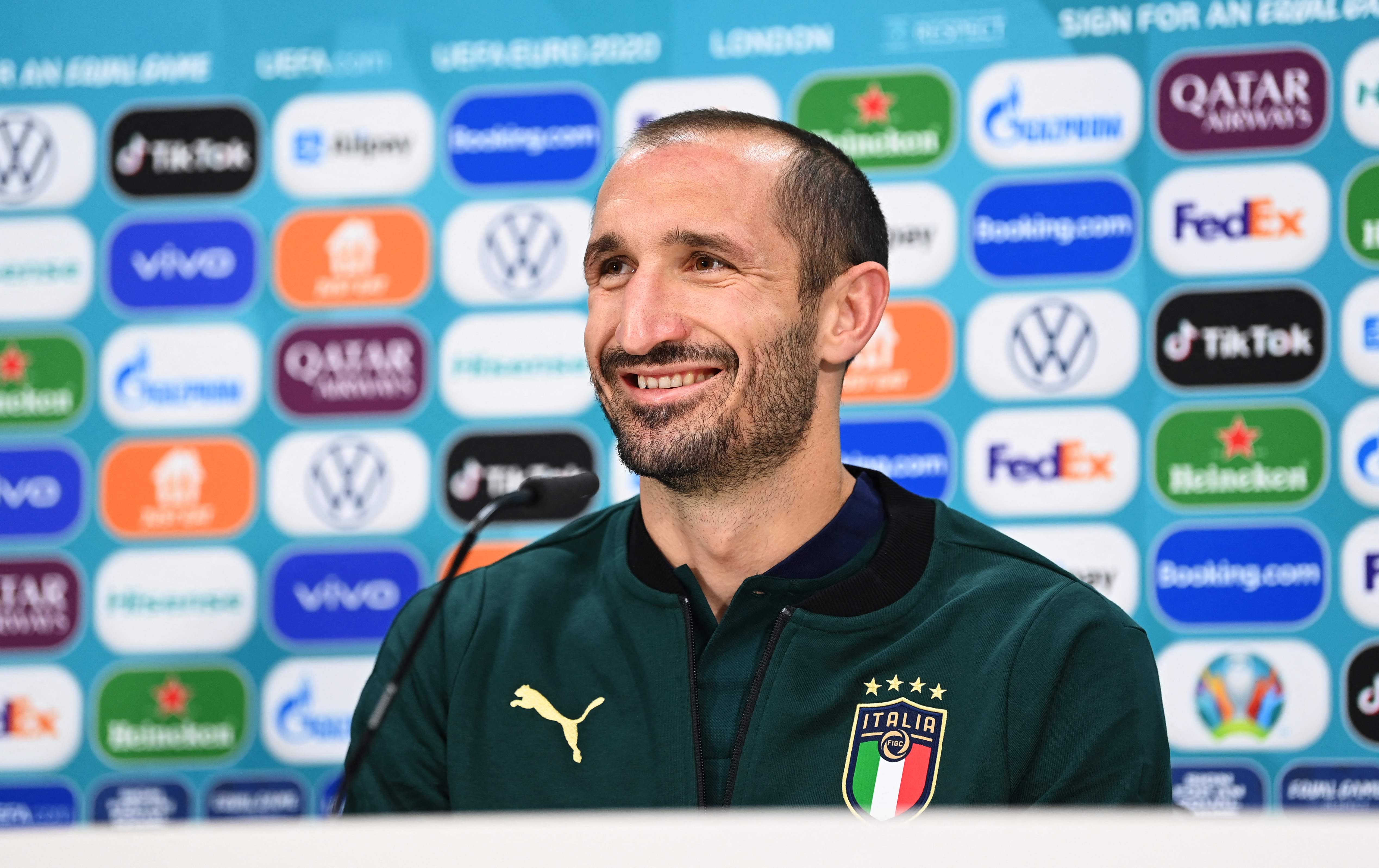 Bek timnas Italia Giorgio Chiellini