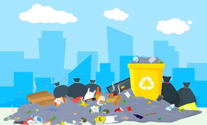 Ilustrasi - pengelolaan sampah dan limbah B3.