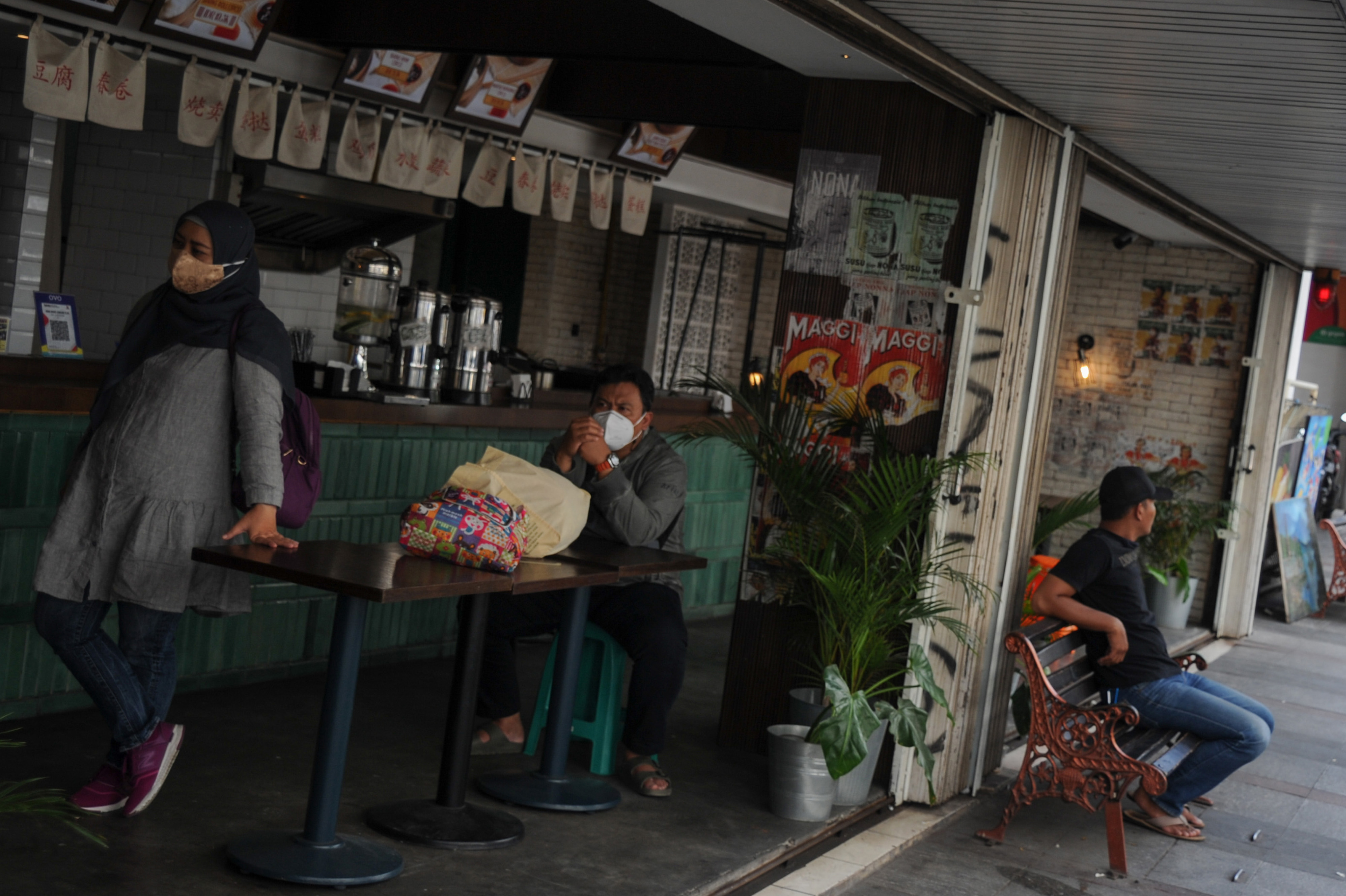 Suasana salah satu kafe di Kota Bandung