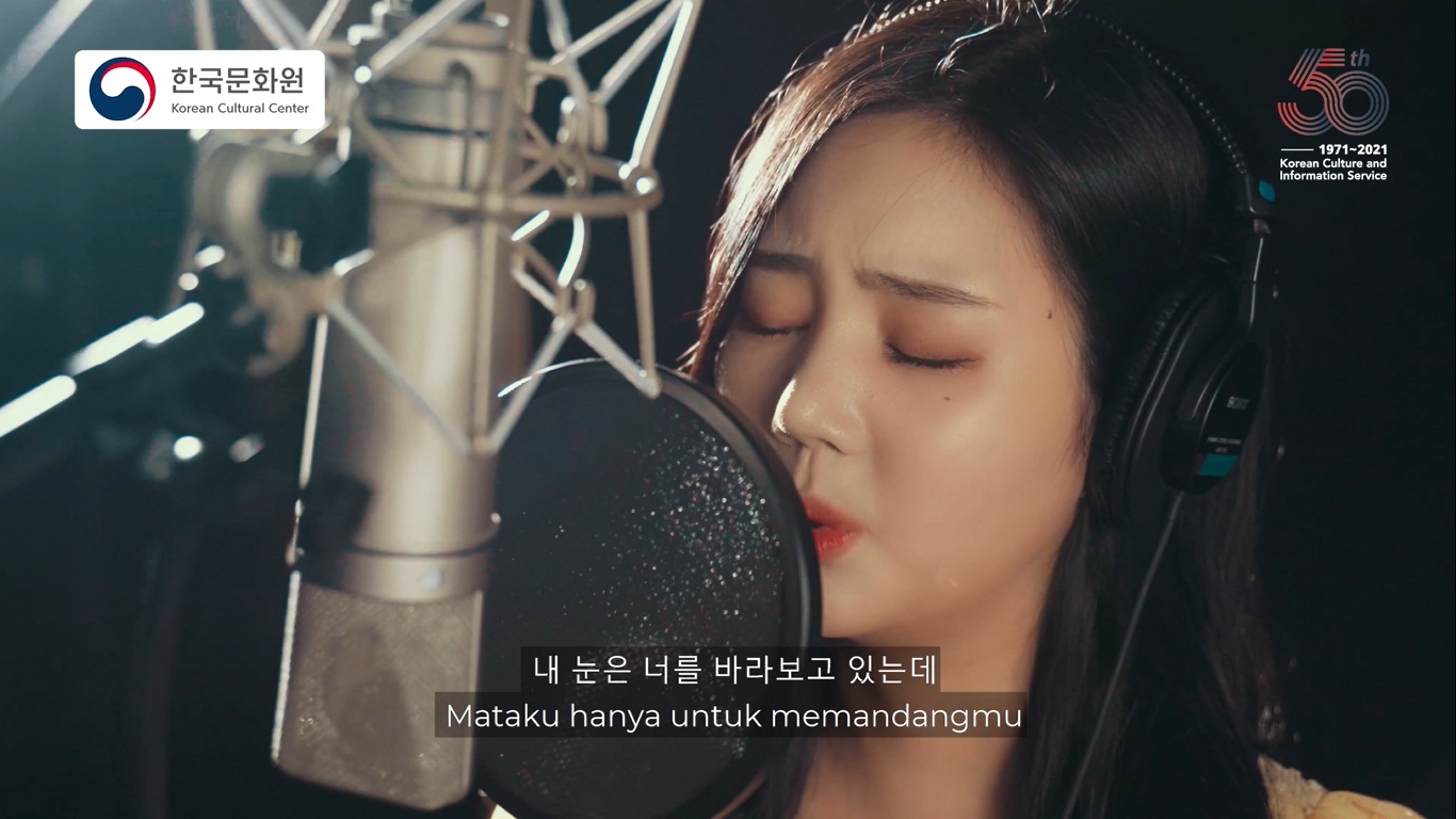 Lagu pemenang pertama lomba cipta lagu 'Tak Percaya Lagi Cinta' karya Mochammad Ibrahim dinyanyikan penyanyi K-Pop A Hyung.