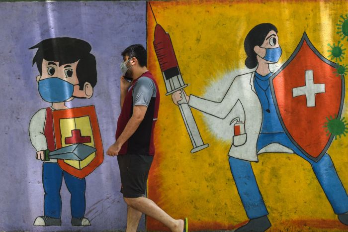 Ilustrasi protokol kesehatan di masa pandemi