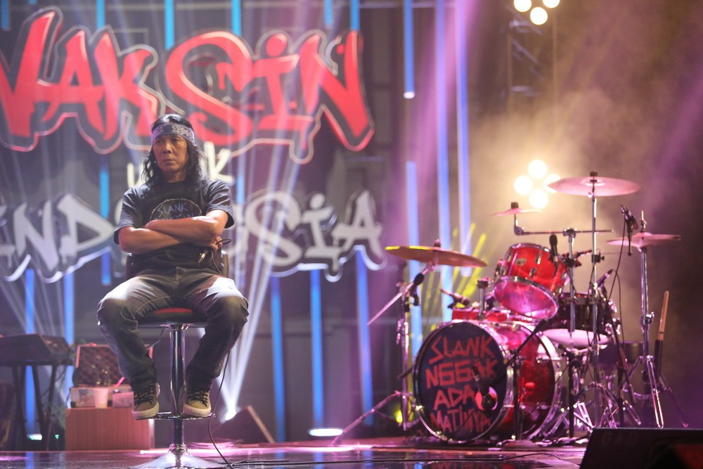 drummer Slank Bimbim di Program Vaksin Untuk Indonesia