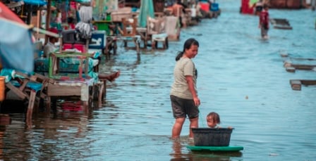 Banjir rob di Jakarta