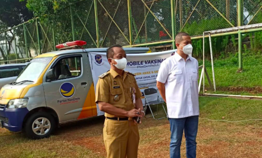 NasDem Jemput Bola Warga yang Belum Vaksin.