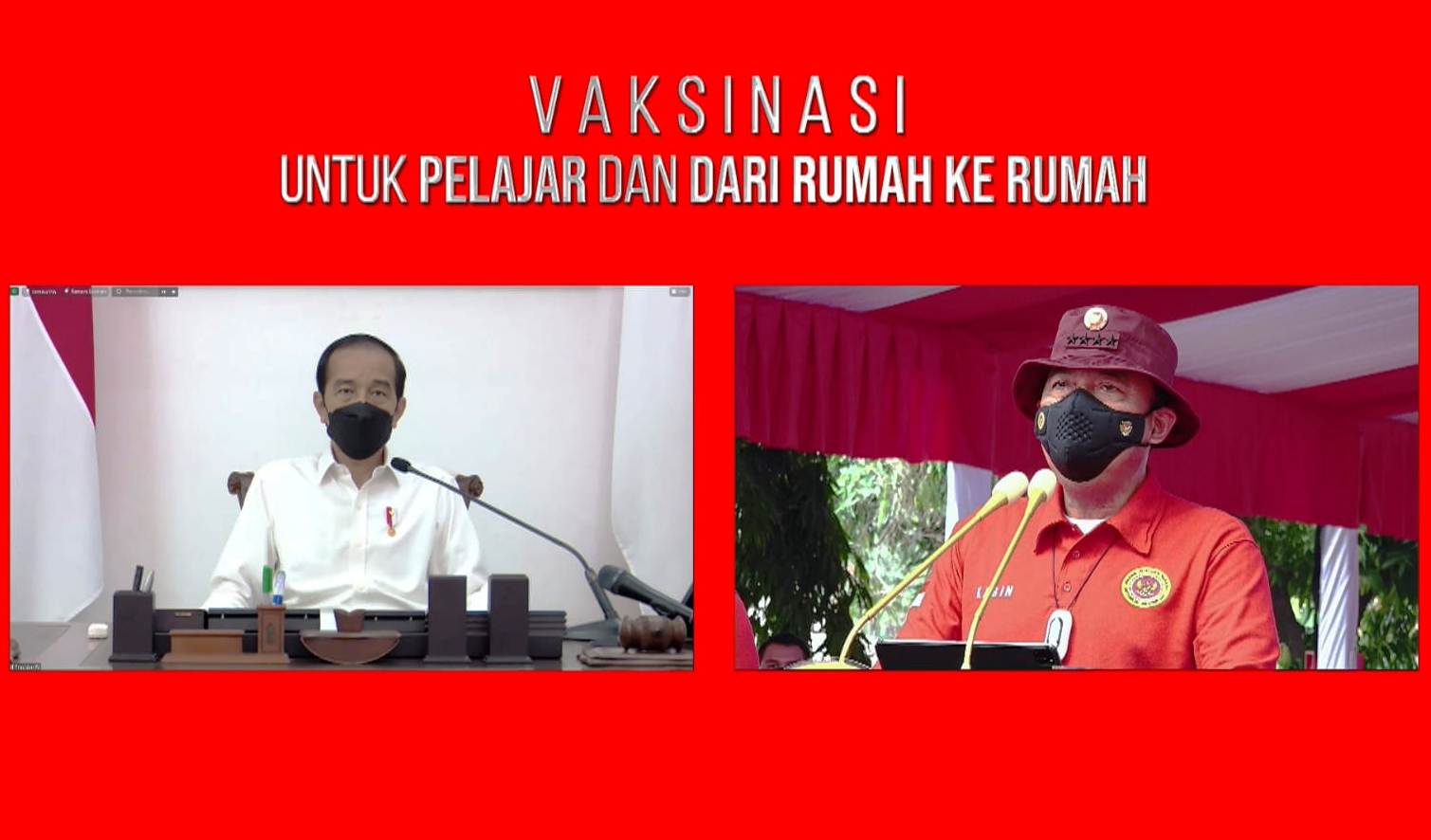 Jokowi Apresiasi BIN Gelar Vaksinasi Massal untuk Pelajar dan Door to Door