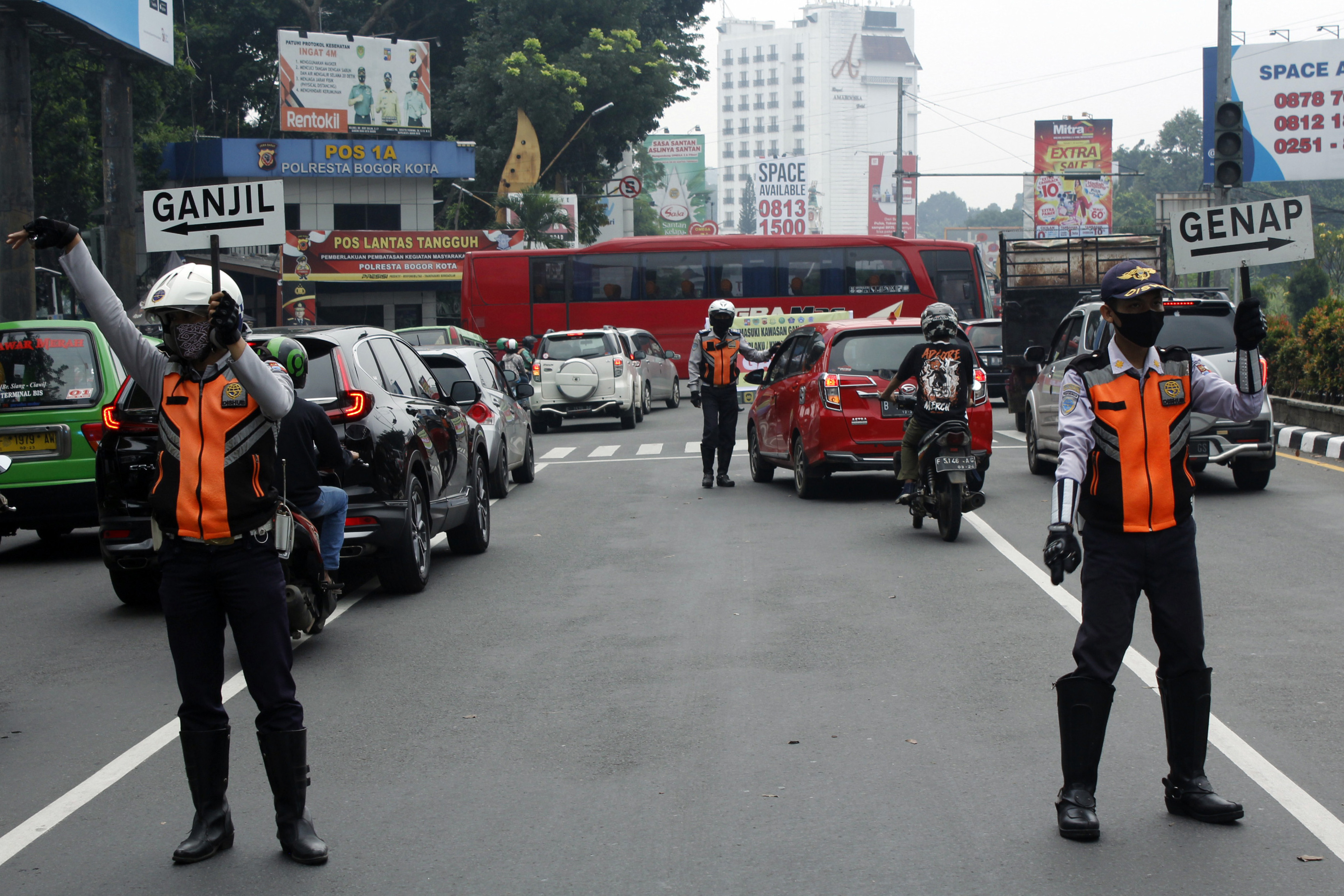 Pengaturan lalu lintas di wilayah bogor