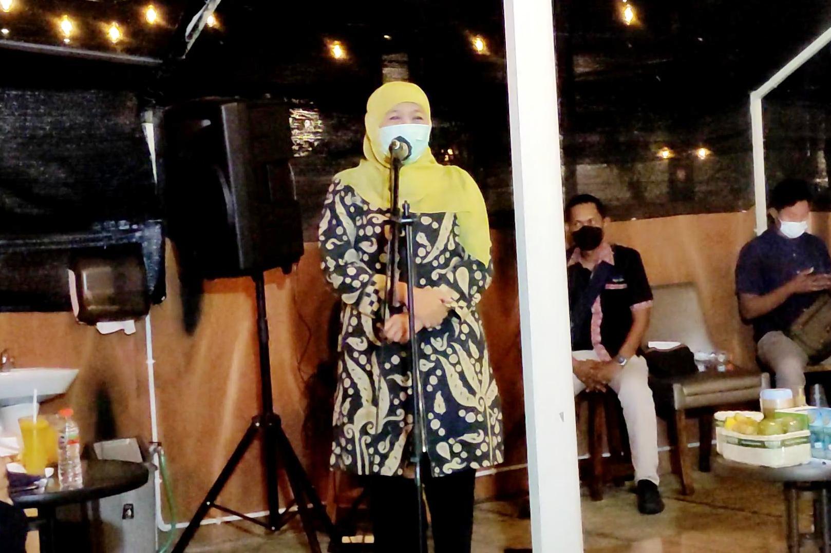 Gubernur Jawa Timur Khofifah.