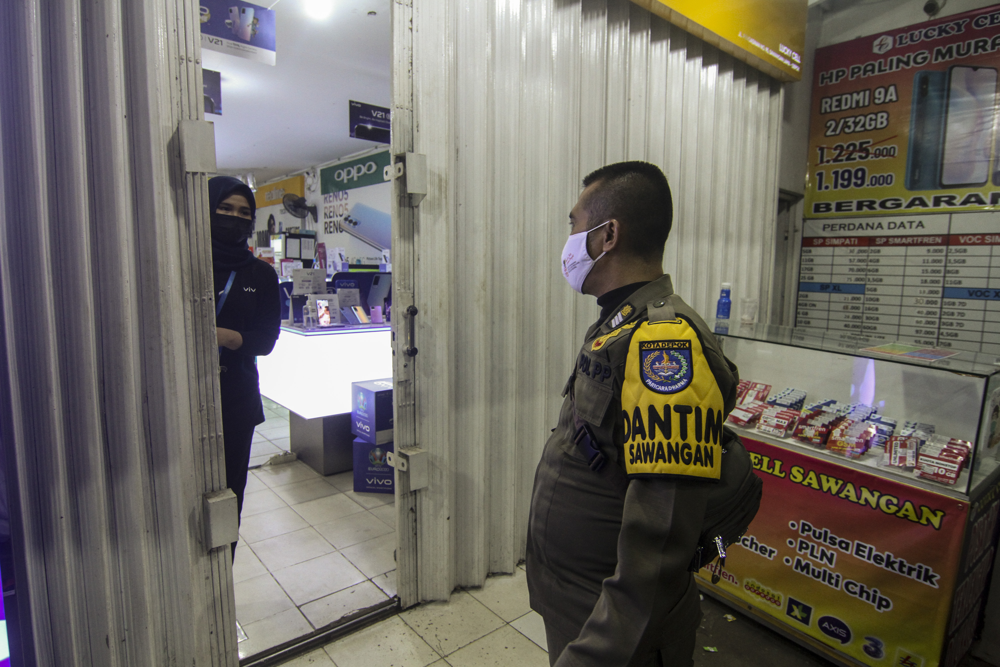 Satpol PP Depok Tindak 8.708 Pelanggar Prokes Covid-19