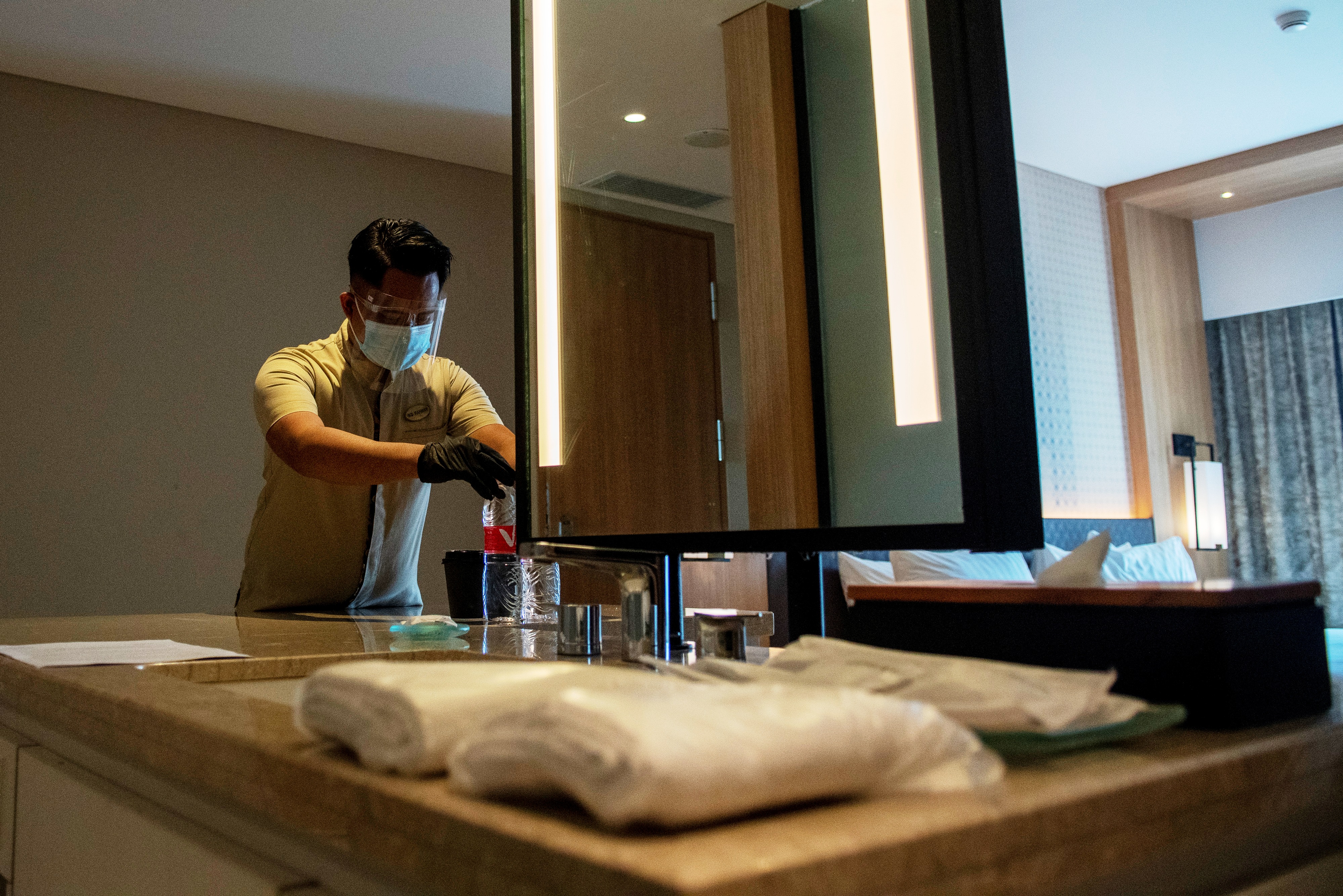 Okupansi hotel di Kota Medan turun hingga di bawah 10% akibat PPKM Darurat.