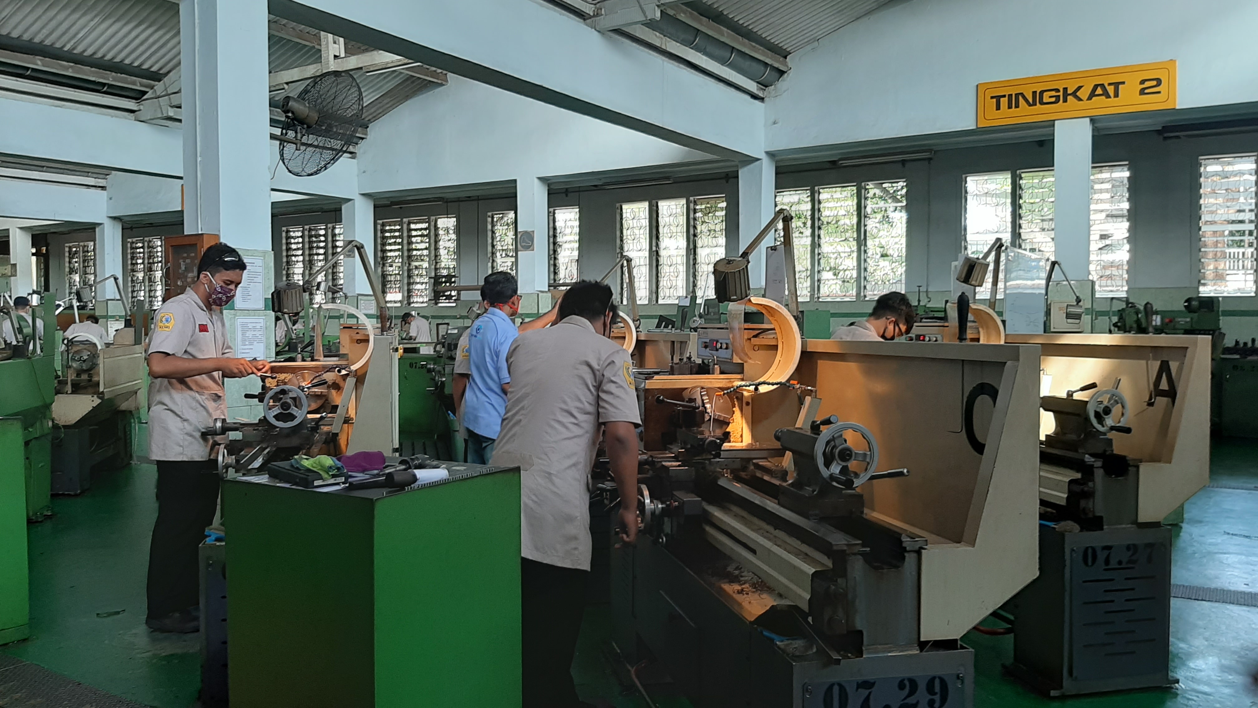 Ilustrasi pelatihan di pendidikan vokasi