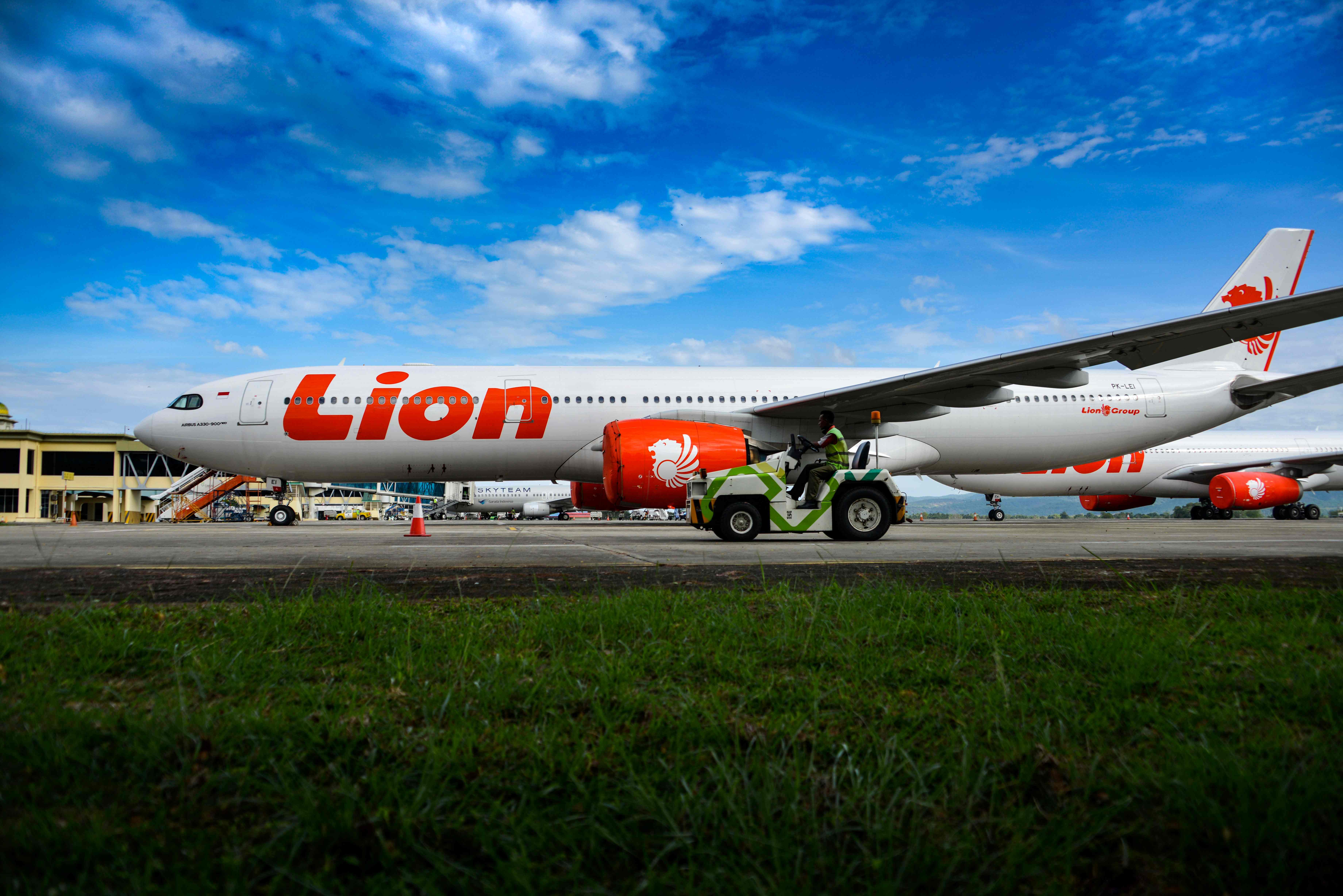 Pesawat milik maskapai penerbangan Lion Air.