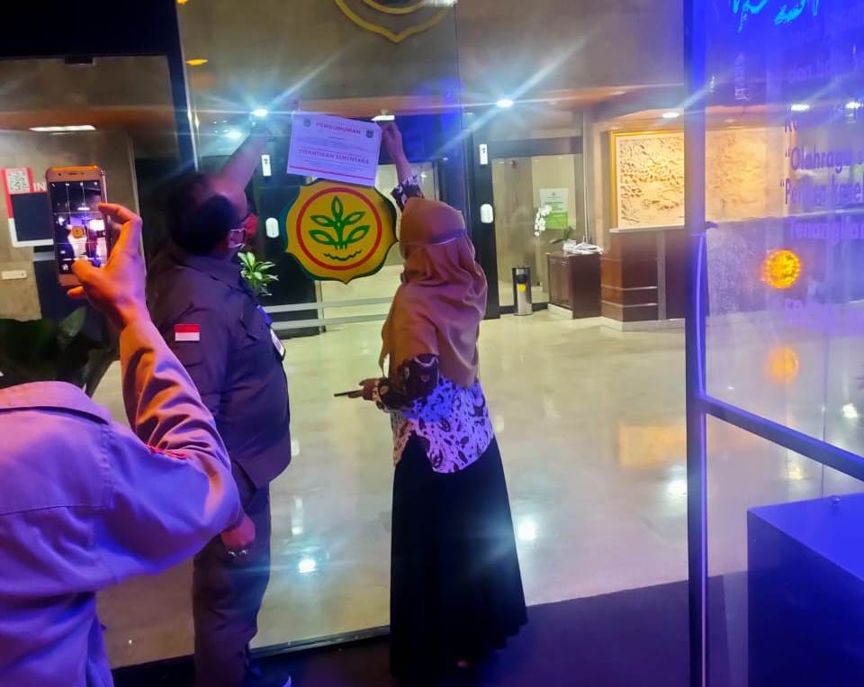 Penyegelan Kantor Pusat Kementan dibatalkan setelah Satgas Covid-19 DKI Jakarta mendapatkan penjelasan.