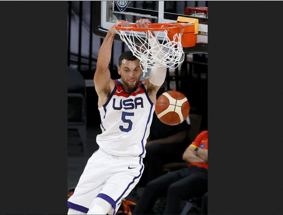 Pebasket timnas AS Zach LaVine