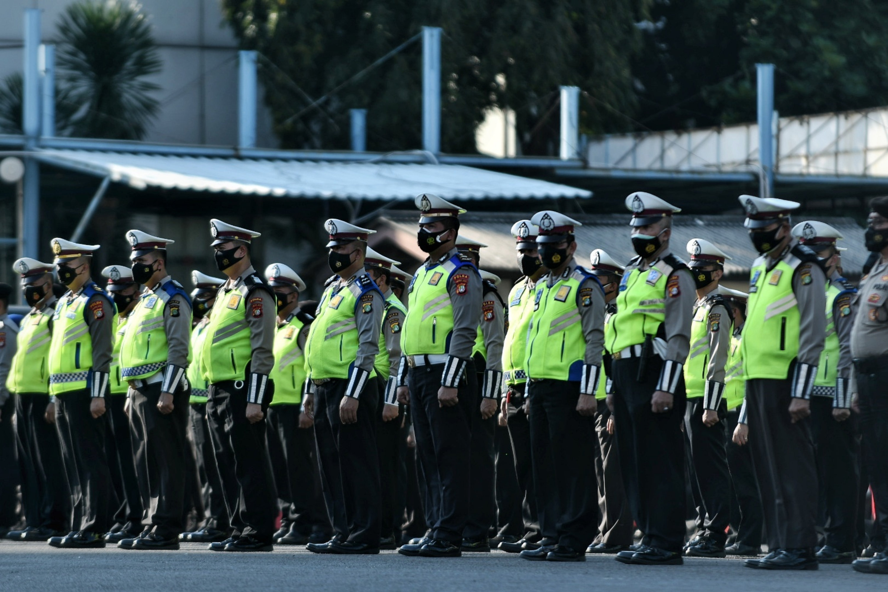 Apel kesiapan aparat keamanan menertibkan PPKM Darurat Jakarta
