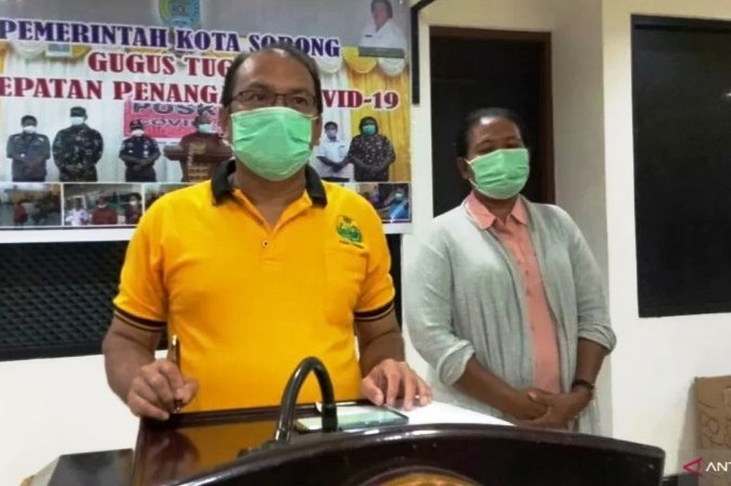 Jubir Satgas Covid-19 Kota Sorong, Rudy R Laku.