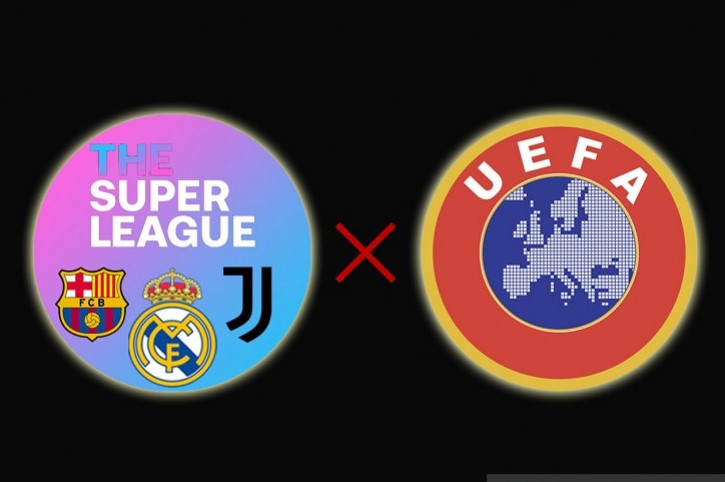 Trio inisiator Liga Super Eropa yang masih bertahan Real Madrid, Barcelona dan Juventus menanggapi pengumuman UEFA.