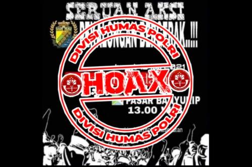 Hoaks aksi tolak PPKM Darurat