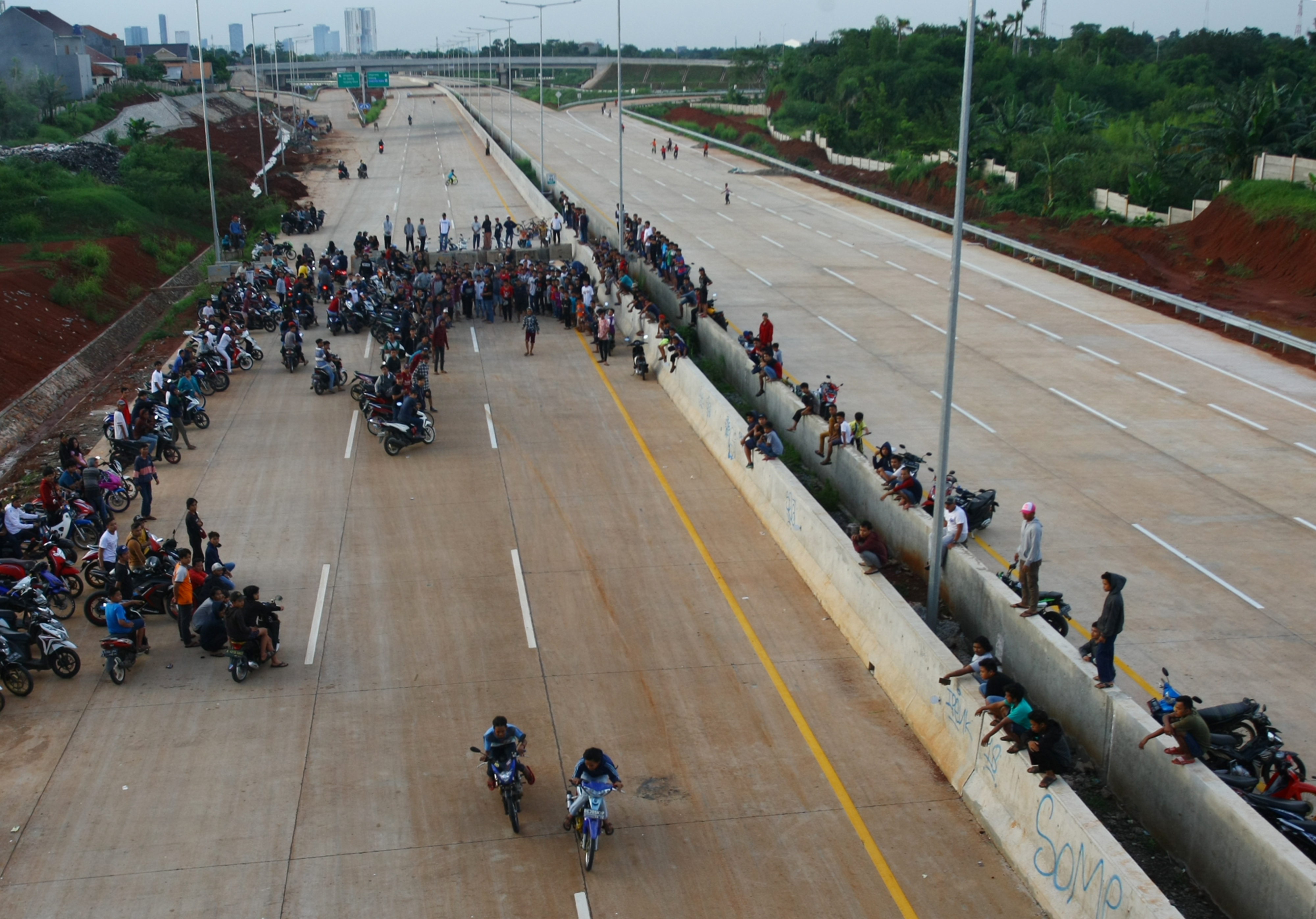 Ilustrasi balap liar