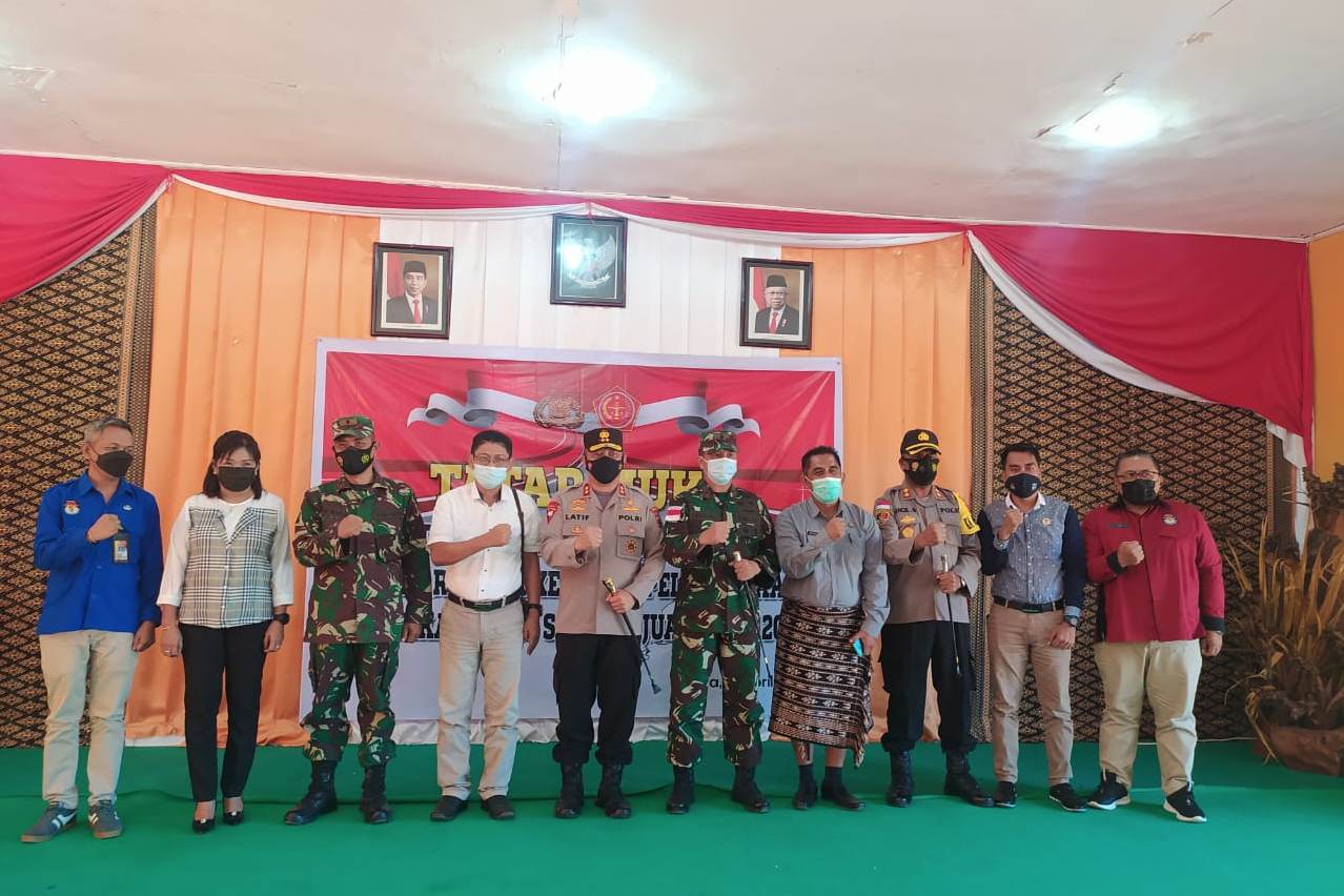 Kapolda NTT dan Dandrem Wirasakti. 