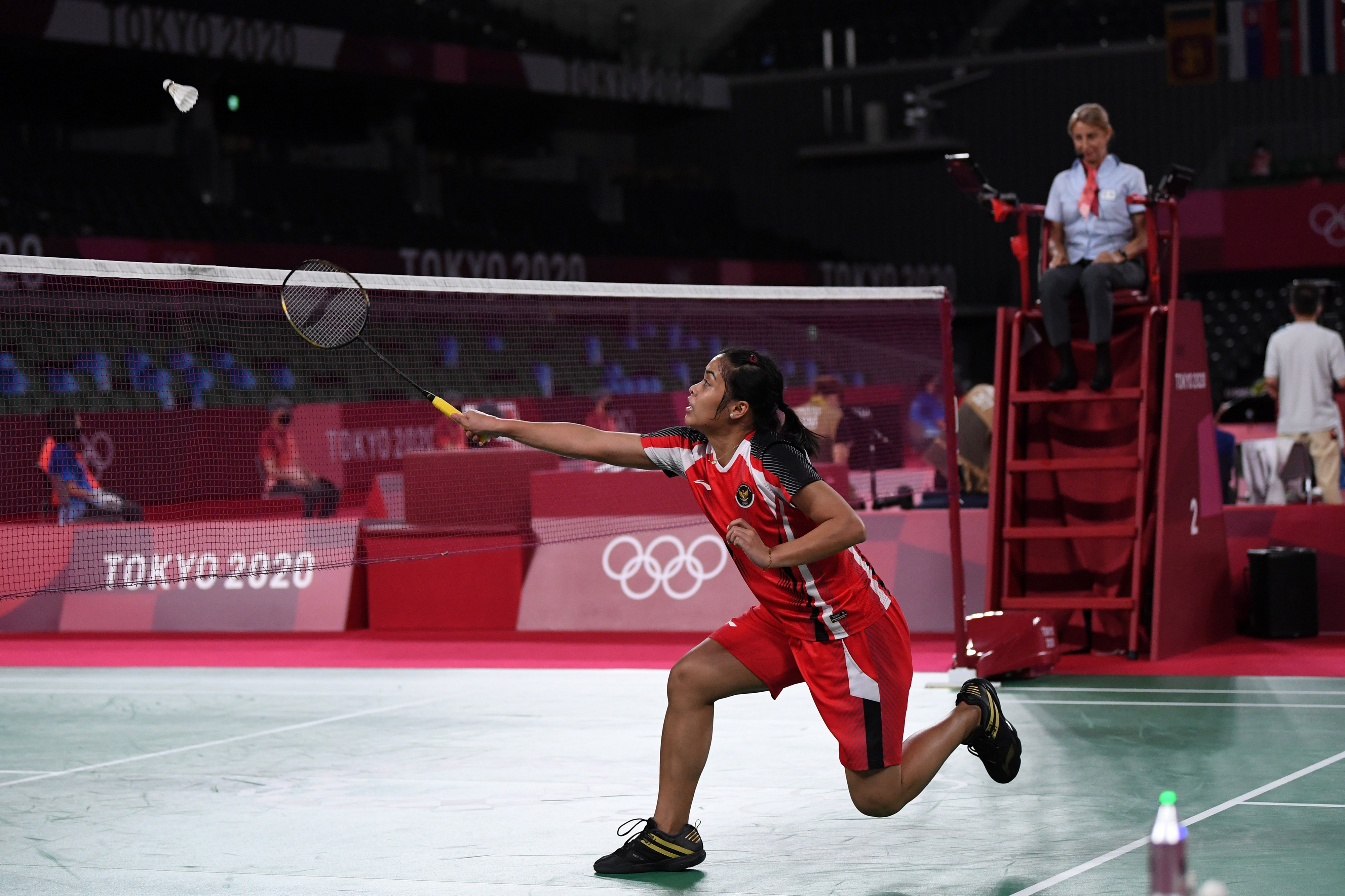TUNGGAL putri Indonesia, Gregoria Mariska Tunjung terhenti di babak 16 besar Olimpiade Tokyo 2020