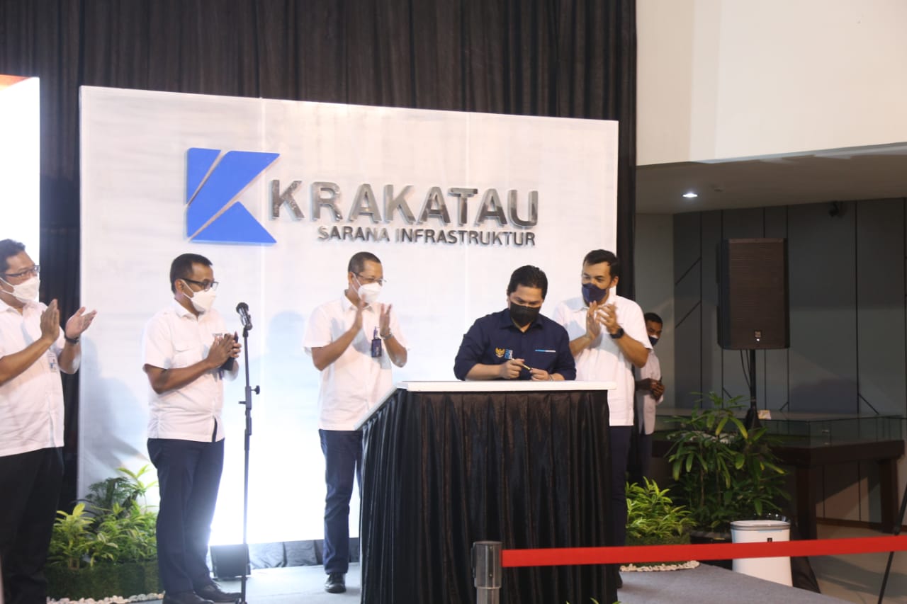 Erick Thohir Resmikan KSI Sebagai Subholding Infrastruktur