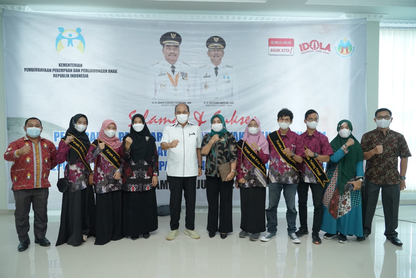 Tebing Tinggi Raih Penghargaan Kota Layak Anak Kategori Madya 