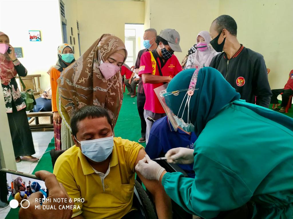 1.200 Difabel di Kabupaten Tegal Mendapat Vaksinasi Covid-19 