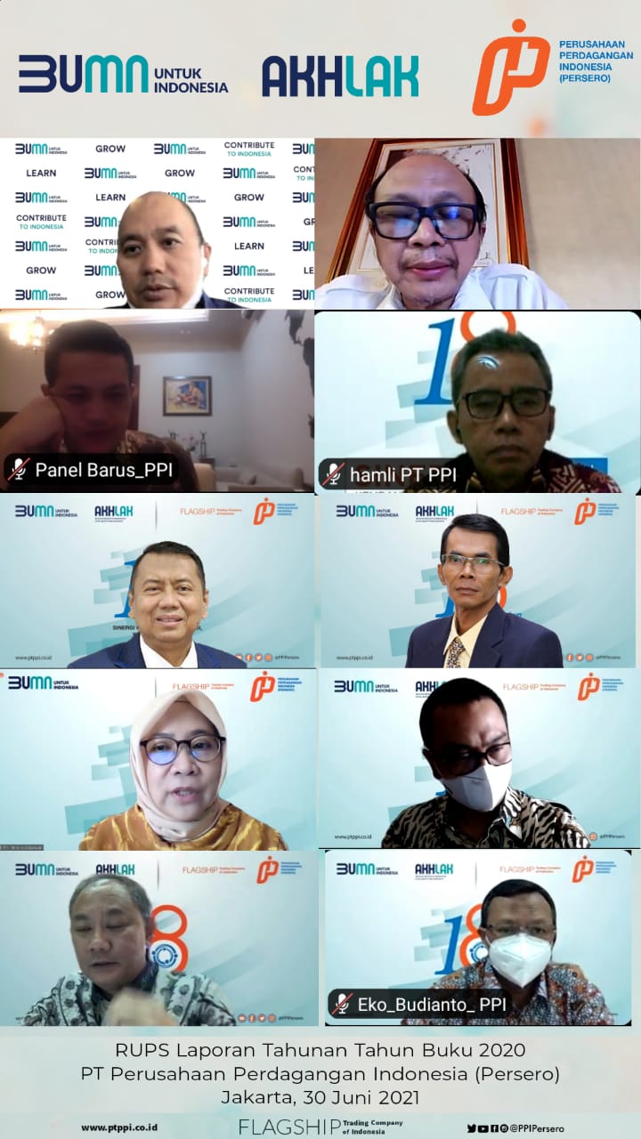 RUPST Perusahaan Perdagangan Indonesia pada Rabu (30/6).