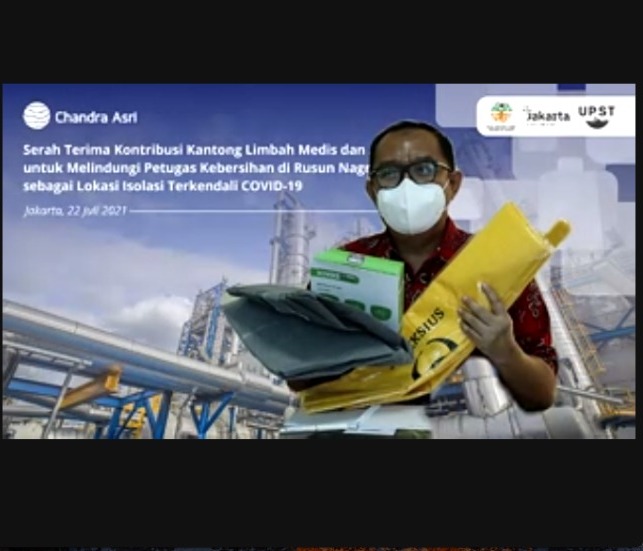 Rusun Nagrak sebagai fasilitas isolasi Covid-19 bagi Orang Tanpa Gejala (OTG) dapat bantuan kantong limbah medis dan APD dari Chandra Asri.