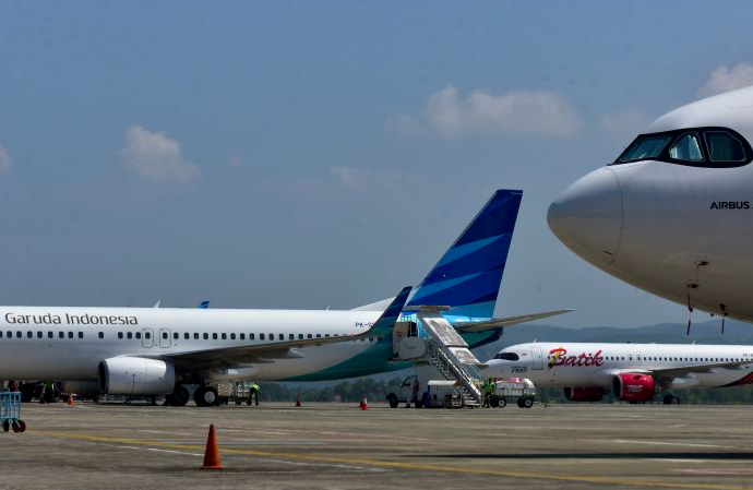 Pesawat Garuda Indonesia.