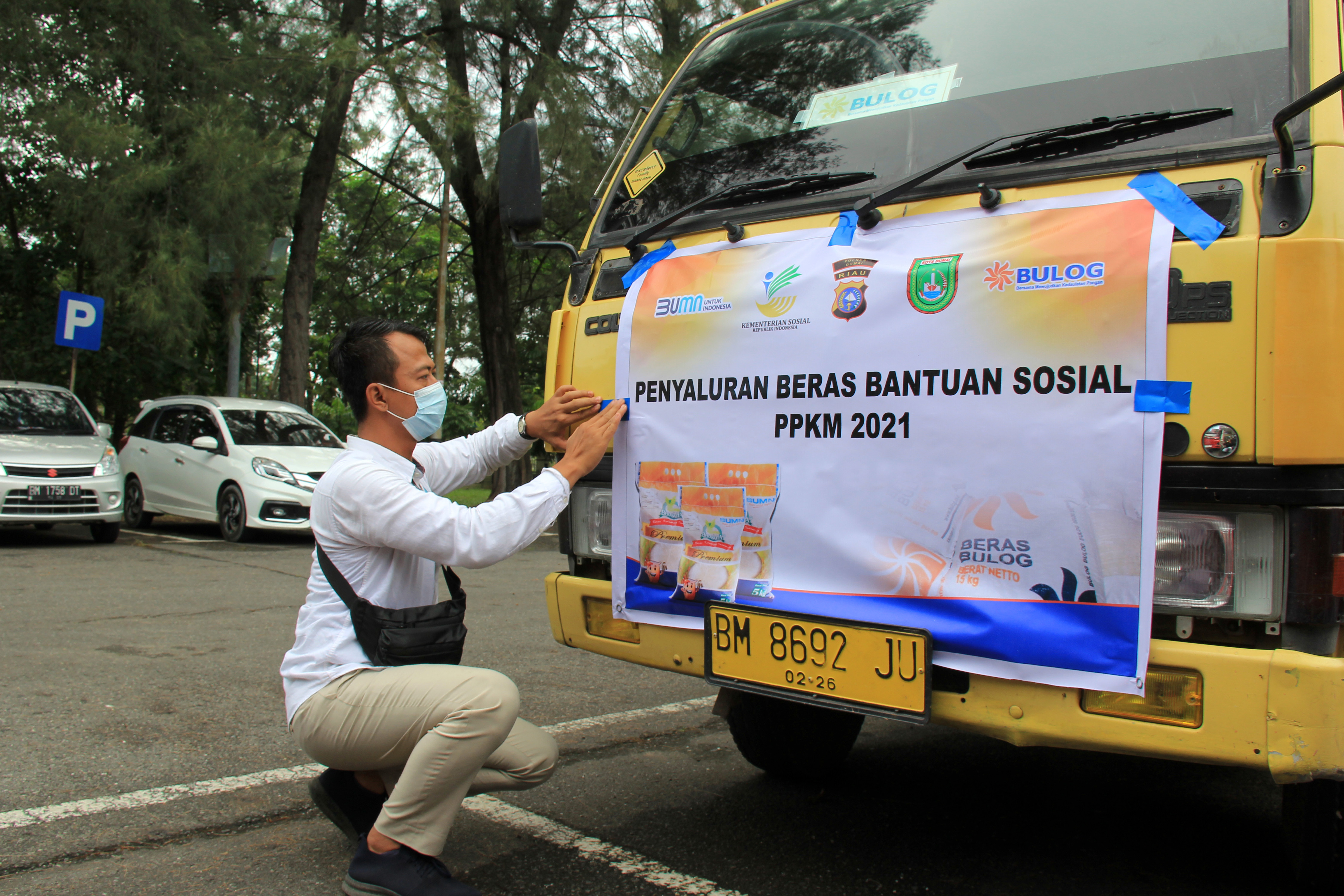 Penyaluran Bansos PPKM Darurat