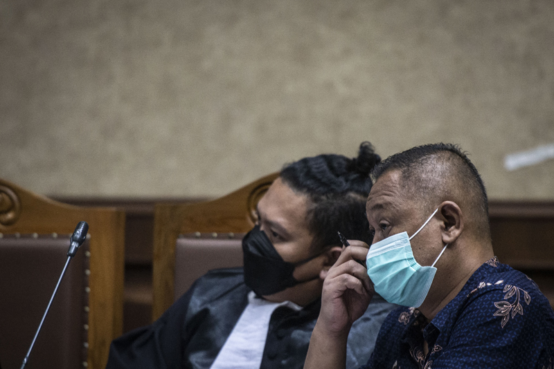 Terdakwa Matheus Joko Santoso