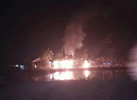 Kebakaran di di Desa Abeuek Geulanteue, Kecamatan Madat, Kabupaten Aceh Timur, Provinsi Aceh, Sabtu (17/7) dini hari menewaskan pemilik ruma