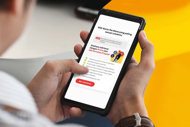 Layanan Prime dari IM3 Ooredoo.