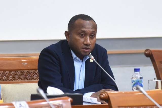 Wakil Ketua Pansus Otonomi Khusus (Otsus) Papua DPR RI Yan P. Mandenas.