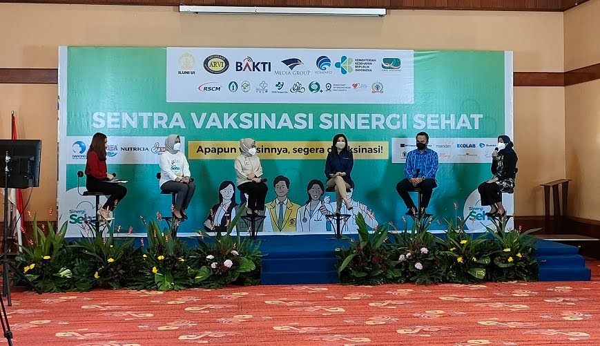 Media group bersama 10 rumah sakit yang tergabung dalam Asosiasi Rumah Sakit Vertikal (ARVI) menggelar vaksinasi di The Media Hotel & Tower