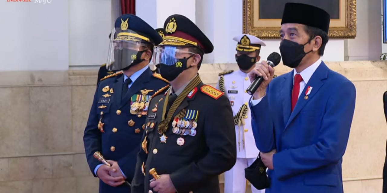 Presiden Periksa Kesiapan Polisi Hadapi PPKM Darurat