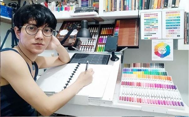 Candra Dwiyanto Beri Dukungan untuk Atlet Indonesia di Olimpiade Tokyo 2020 Lewat Ilustrasi