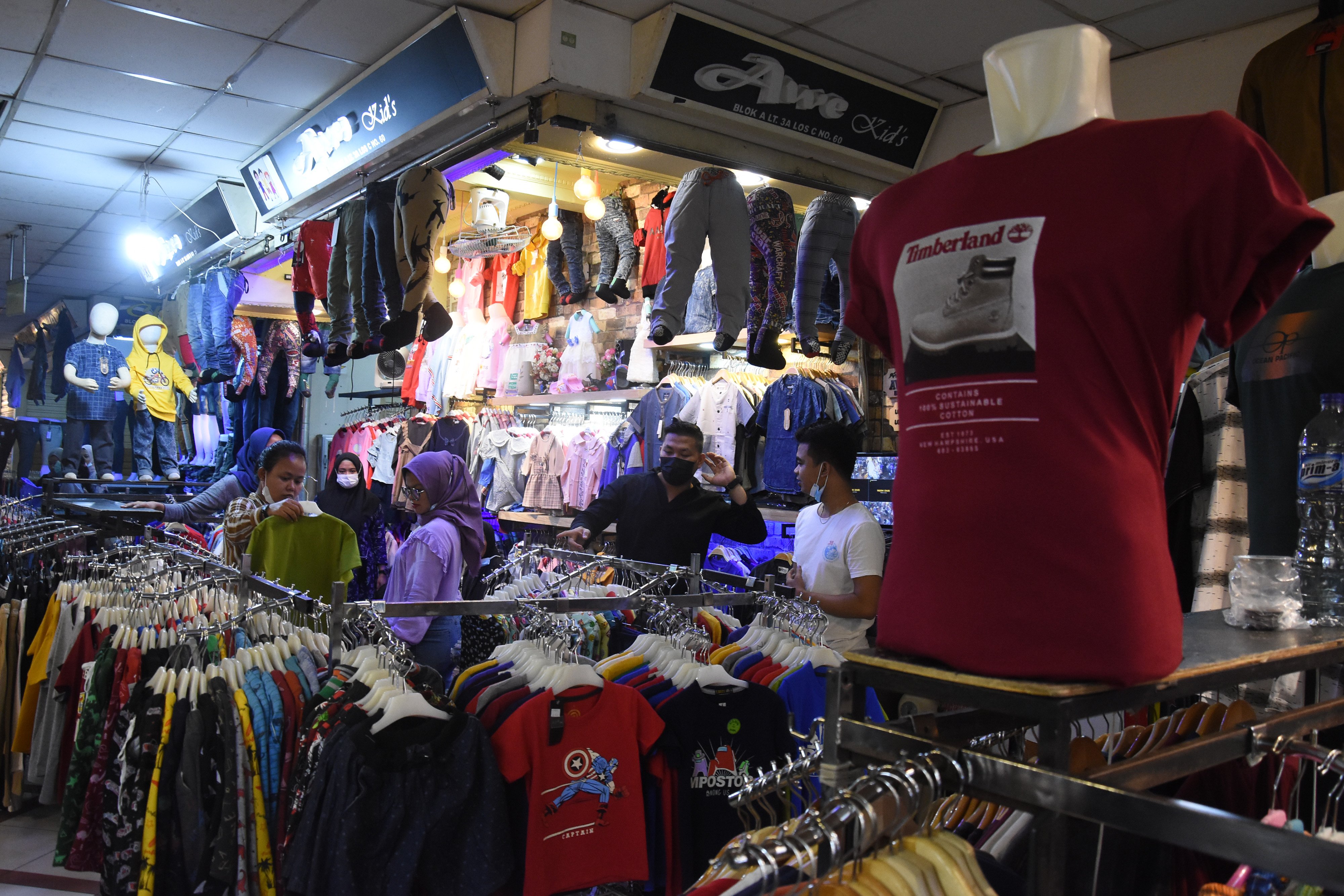 Ilustrasi pasar Tanah Abang